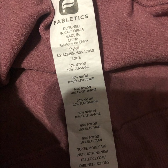 Fabletics High Waisted Sculptknit Charisma 7/8 Athletic Leggings - Picture 6 of 6